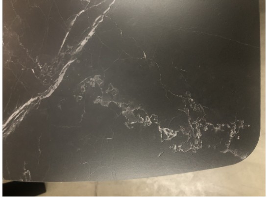 Стол ELIOT 120 MATT BLACK MARBLE SINTERED STONE/ BLACK в Кургане