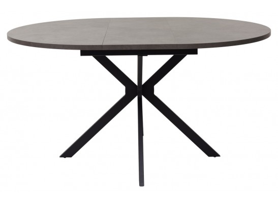 Стол ВЕГА D110 раскладной Бетон Чикаго темно-серый/ черный каркас БЕЗ НДС в Кургане