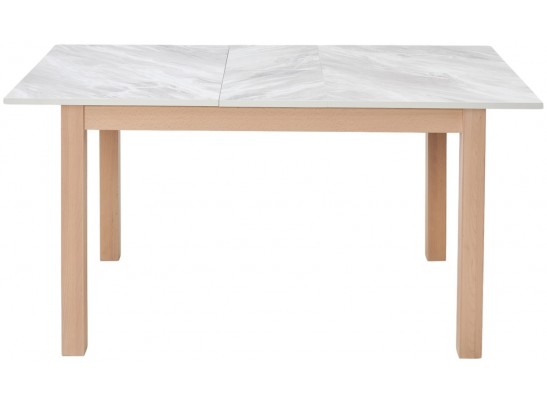 Стол TME-6931 MBH SWEDEN белый мрамор / MILKY WHITE M-City в Кургане