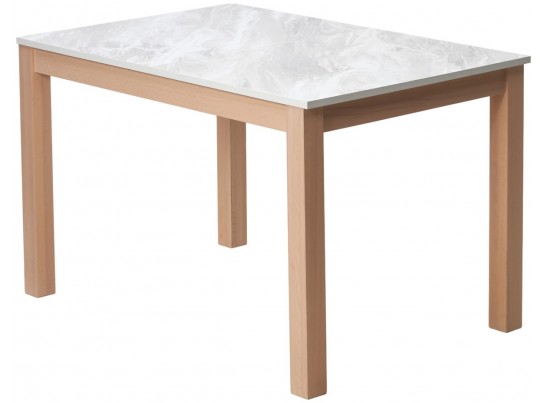 Стол TME-6931 MBH SWEDEN белый мрамор / MILKY WHITE M-City в Кургане