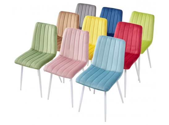 Стул DUBLIN G108-38 винный, велюр / белый каркас в Кургане