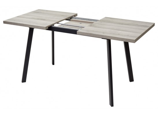 Стол ФИН 120 Дуб Шерман серый/черный каркас в Кургане