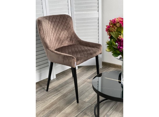 Стул SORREL BLUVEL-38 LATTE, велюр в Кургане