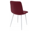 Стул DUBLIN G108-38 винный, велюр / белый каркас в Кургане
