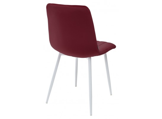 Стул DUBLIN G108-38 винный, велюр / белый каркас в Кургане
