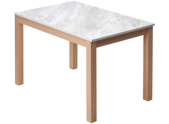 Стол TME-6931 MBH SWEDEN белый мрамор / MILKY WHITE M-City в Кургане