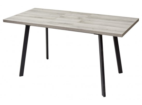 Стол ФИН 120 Дуб Шерман серый/черный каркас в Кургане