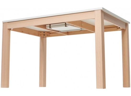 Стол TME-6931 MBH SWEDEN белый мрамор / MILKY WHITE M-City в Кургане