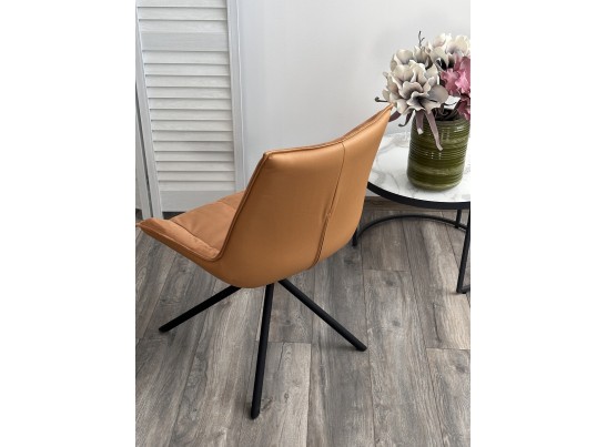 Стул ОСЛО Atmocfera 240 Оранжевый / Orakul 542 Оранжевый / Черный каркас в Кургане