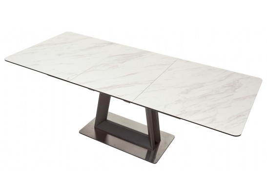 Стол OSVALD 160 MARBLES KL-99 Белый мрамор, итальянская керамика в Кургане