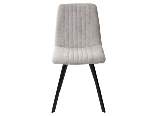 Стул ELVIS WZ2042-02 светло-бежевый фактурный велюр/ черный каркас в Кургане