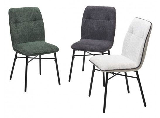 Стул COMO UF998-11 малахит, букле / черный каркас / Товарный знак DISAUR в Кургане