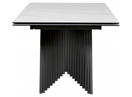 Стол IVAR 200 MARBLES KL-99 Белый мрамор, итальянская керамика, ®DISAUR в Кургане