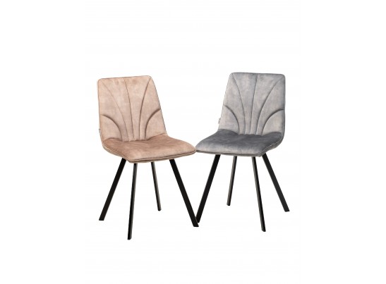 Стул ARFA UF912-10B античный бежевый, велюр без "пальчикового" эффекта/ черный каркас, ®DISAUR в Кургане