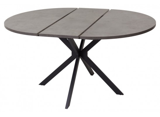 Стол ВЕГА D110 раскладной Бетон Чикаго темно-серый/ черный каркас БЕЗ НДС в Кургане