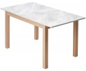 Стол TME-6931 MBH SWEDEN белый мрамор / MILKY WHITE M-City в Кургане