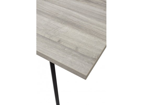 Стол ФИН 120 Дуб Шерман серый/черный каркас в Кургане