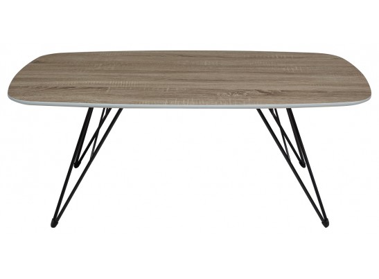 Стол журнальный WOOD83 #4 дуб серо-коричневый винтажный M-city в Кургане