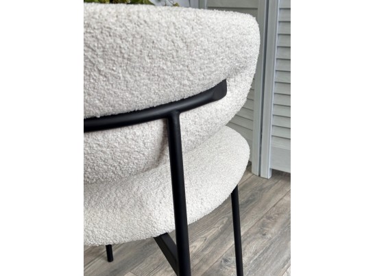 Стул ЛЕОНАРДО Soul 000 Белый, букле / черный каркас в Кургане