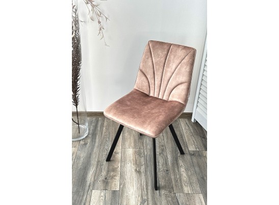 Стул ARFA UF912-10B античный бежевый, велюр без "пальчикового" эффекта/ черный каркас, ®DISAUR в Кургане