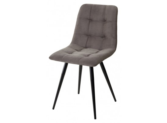 Стул CHILLI-Q графит #14, велюр / черный каркас, 4 шт/ 1 к, в Кургане