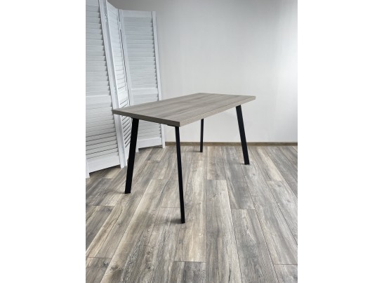 Стол ФИН 120 Дуб Шерман серый/ черный каркас в Кургане