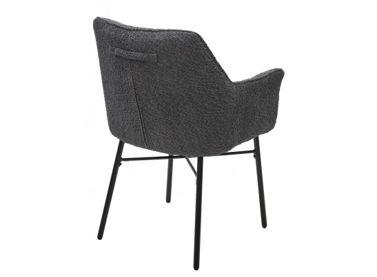 Стул AGIRA UF998-16 темно-серый, букле / черн. каркас / Товарный знак DISAUR в Кургане