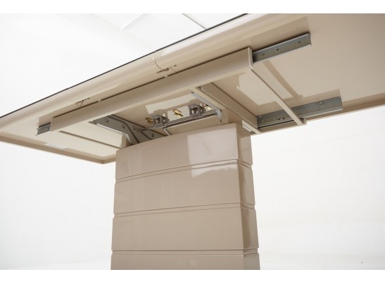 Стол ALTA 140 BEIGE/ CAPPUCINO глазурованное стекло в Кургане