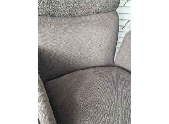 Стул TRIS 360 град. поворот с возвратом, Davis Nowo 92 серый, букле /Point 90 серый/ Черный, ®DISAUR в Кургане