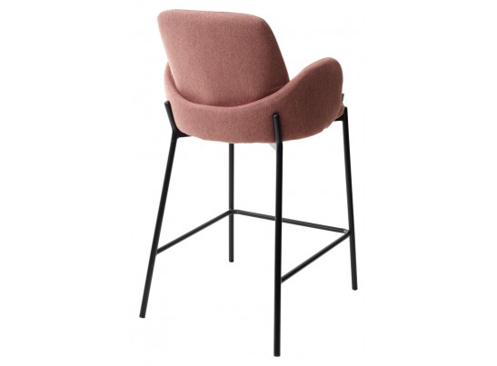 Полубарный стул NYX (H=65cm) VF109 розовый / VF110 брусничный в Кургане
