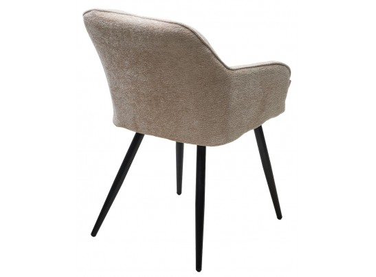 Стул REFLET 3018-10 бежевый, шенилл / черный каркас, ®DISAUR в Кургане