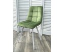 Стул CHILLI SQUARE G108-27 террариумный мох, велюр/ белый каркас в Кургане