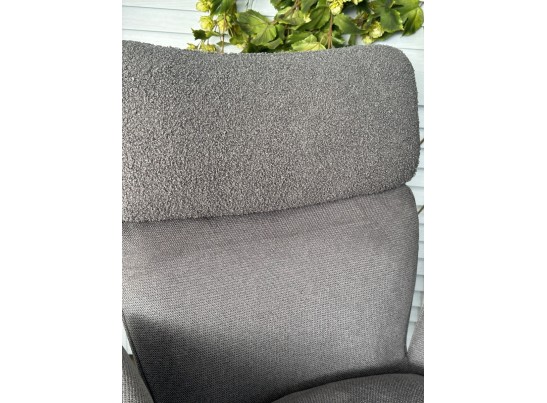 Стул TRIS 360 град. поворот с возвратом, Davis Nowo 92 серый, букле /Point 90 серый/ Черный, ®DISAUR в Кургане