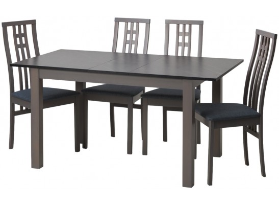 Стол TME-6932 MBH GREY STONE серый камень /серый M-City в Кургане