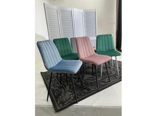 Стул DUBLIN G108-15 пепел розы, велюр / темно-серый каркас в Кургане