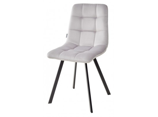 Стул CHILLI SQUARE BLUVEL-03 LIGHT GREY, велюр в Кургане