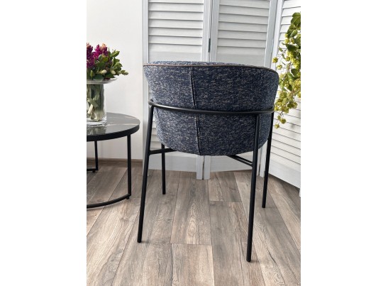 Стул ГУСТ (GUST) цвет стальной синий 330 / черный каркас / Товарный знак DISAUR в Кургане