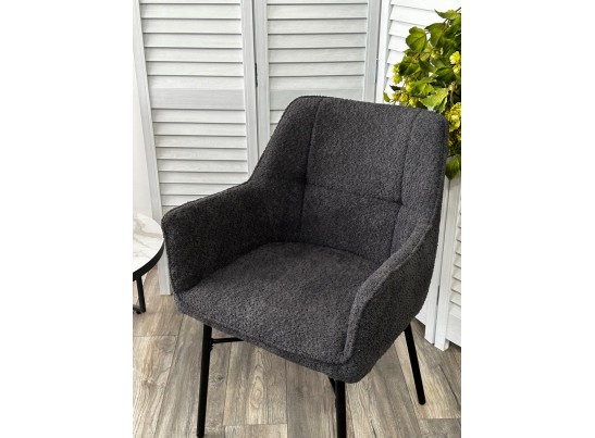 Стул AGIRA UF998-16 темно-серый, букле / черн. каркас / Товарный знак DISAUR в Кургане