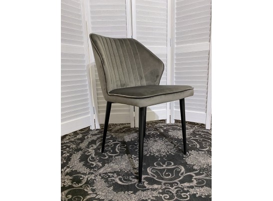 Стул SEATTLE-V ГРАФИТ #14, велюр / черный каркас в Кургане