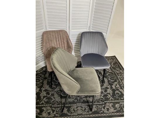 Стул SEATTLE-V ГРАФИТ #14, велюр / черный каркас в Кургане