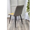 Стул CHIC VF-06/ VF-20 желтый/ серый, ткань/ черный каркас в Кургане