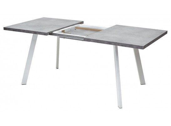 Стол BRICK M 120 Бетон Портленд/ Белый в Кургане
