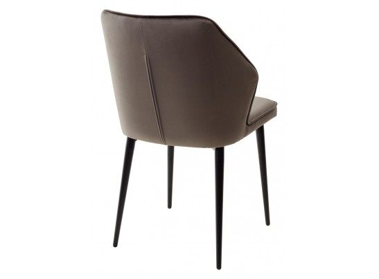 Стул SEATTLE-V ГРАФИТ #14, велюр / черный каркас в Кургане