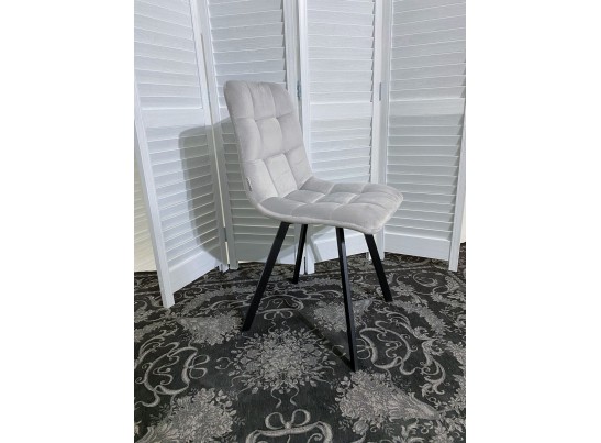 Стул CHILLI SQUARE BLUVEL-03 LIGHT GREY, велюр в Кургане