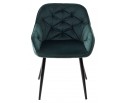 Стул BREEZE BLUVEL-78 GREEN, велюр / черный каркас, велюр в Кургане