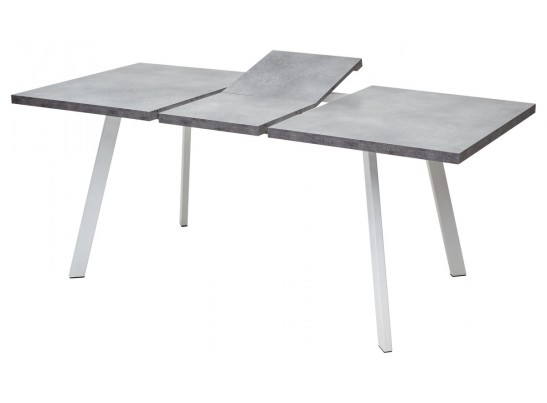 Стол BRICK M 120 Бетон Портленд/ Белый в Кургане