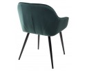 Стул BREEZE BLUVEL-78 GREEN, велюр / черный каркас, велюр в Кургане