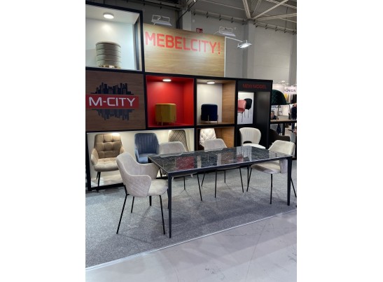 Стул AMARETTO VBP206 античный светло-бежевый, велюр без пальчикового эффекта /черный каркас, в Кургане