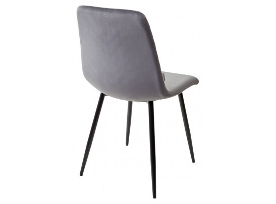 Стул DUKE BLUVEL-14 GREY, велюр / черный каркас в Кургане