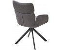 Стул TRIS 360 град. поворот с возвратом, Davis Nowo 92 серый, букле /Point 90 серый/ Черный, ®DISAUR в Кургане